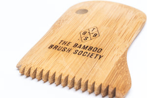 Bamboo Surf Wax Comb